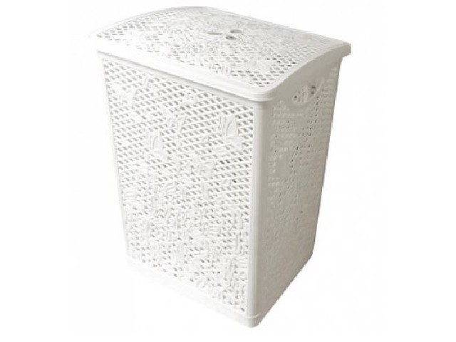 Корзина для белья Fiori  35л белое облако